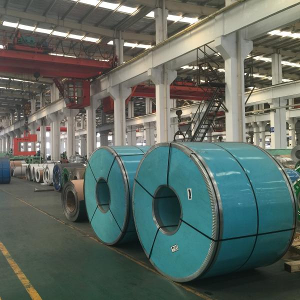 BA Surface SS 430 Cold Rolled Stainless Steel Strip  430 Steel Coil With Bule PE Film 0.5*19mm