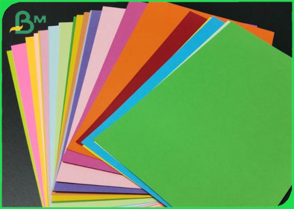 Good Color Stability Material Bristol Paper 180g / 300g Green Yellow