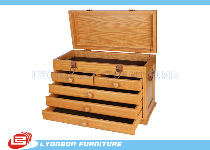 Подгонянная коробка дисплея Countertop MDF магазина деревянная для продуктов представляет
