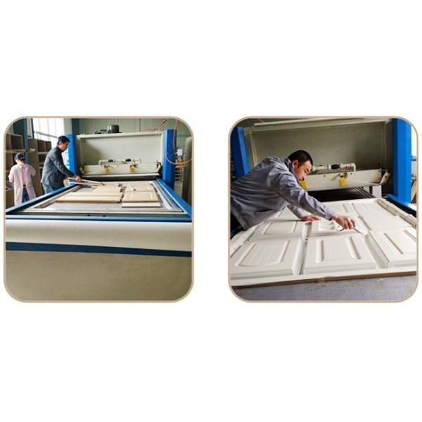 PVC Moulded Bifold Bedroom Closet Doors , MDF Flat Closet Doors Textured Surface