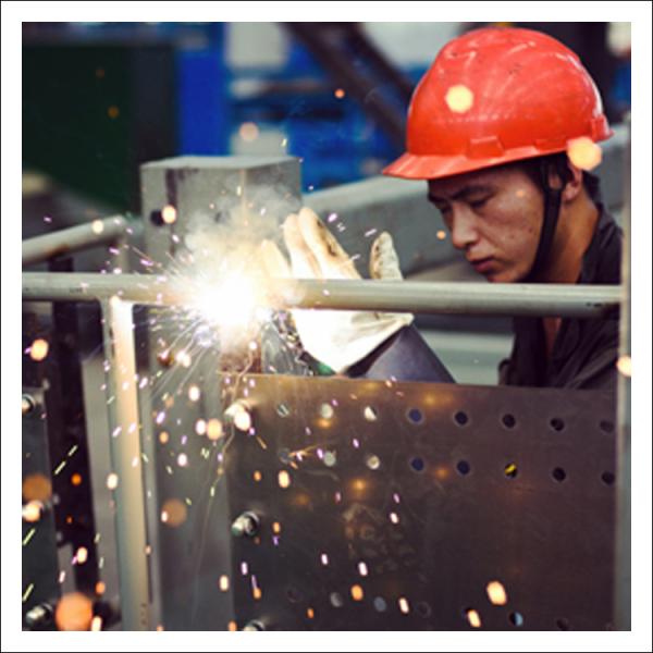 Steel Buildings Double Slopes Metal Framing Construction