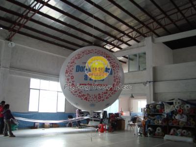 A esfera enchida do hélio balloons com impressão digital de dois lados para a propaganda exterior
