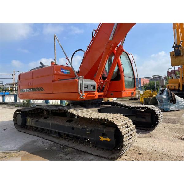 Использованный экскаватор Doosan DX225 изготовлен в Корее в хорошем состоянии низкое потребление топлива