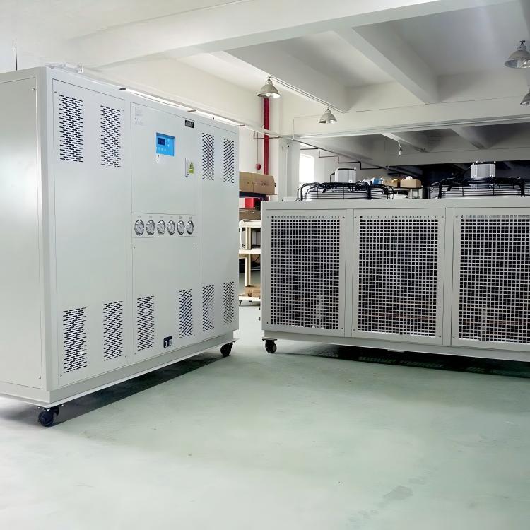 Glycol Type Air Cooled Industrial Screw Chiller Hvac System For Low Temp Industrial Cooling