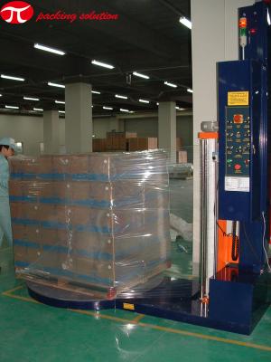 Envoltório totalmente automático do estiramento da plataforma giratória da máquina de embalagem 11r/Min do psiquiatra de JINGLIN 1500mm