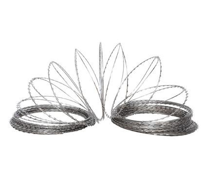 Surface Zinc Coated Single Razor An Ping BTO-22 Razor Barbed Wire for Prison or Security