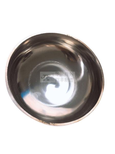 Sanitary SS304/SS316 Welded Oval Head Cap Stainless Steel Spherical End Cap Pipe Fitting