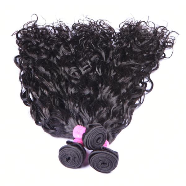 Пачки человеческих волос воды волнистые реальные перуанские, перуанские свободные волосы волны