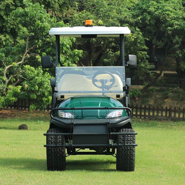 3-4 Passenger Electric Hunting Carts With Coil Spring Hydraulic Shock Absorber