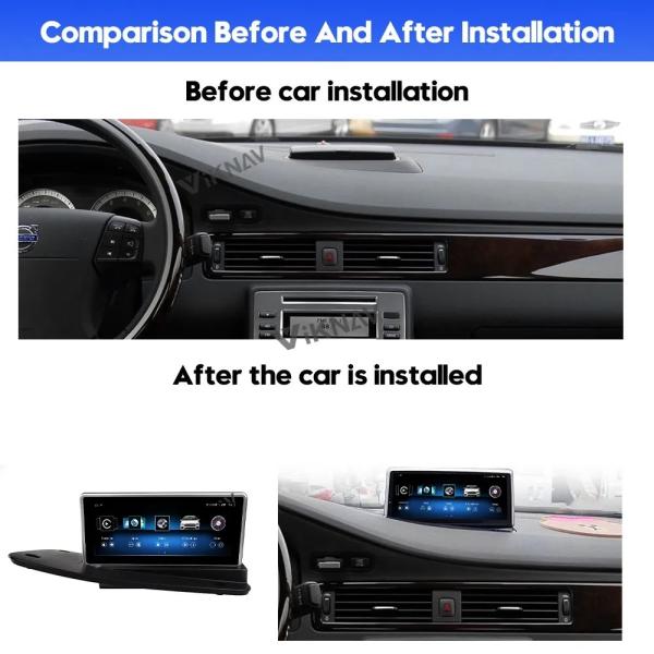 Для 2004-2011 Volvo S80 8,8 дюйма Android сенсорный экран Стерео навигация GPS мультимедийный проигрыватель Беспроводной Carplay 4G