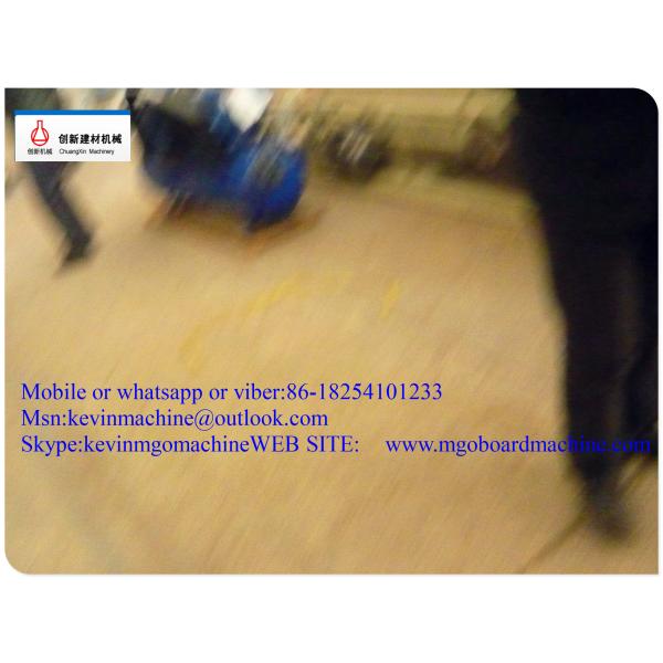 Fully Automatic Mgo Board Equipment For Mgo / Mgcl / Fiber Glass Mesh Raw Material