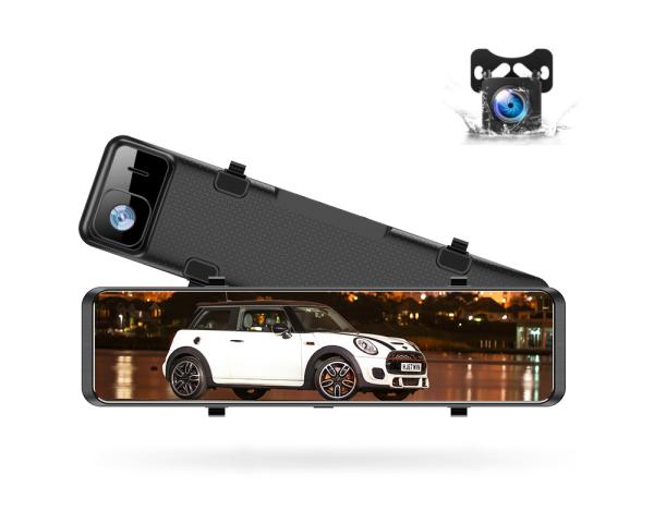 4K 11.26 Inch Wifi Dual Dash Cam 4K 170 Degree Wide Angle