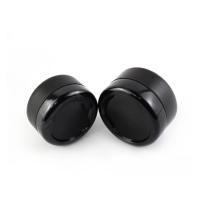 5 ml 9 ml Cube Carré Neigre Concentré en verre Avec Caps en plastique Noir