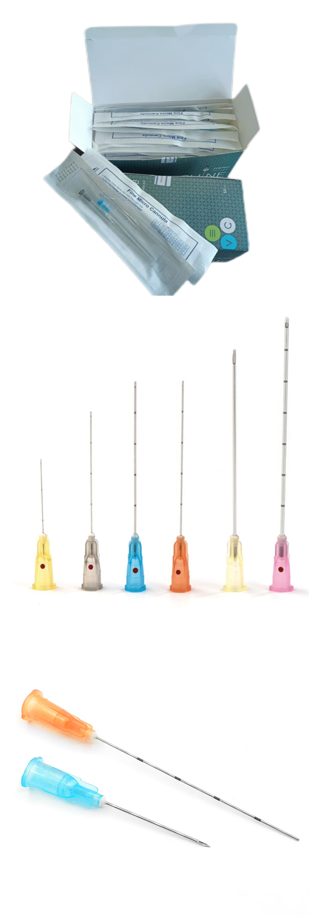 Игла Microcannula подсказки точного гибкого тупого заполнителя Cannula подсказки тупая для заполнителей