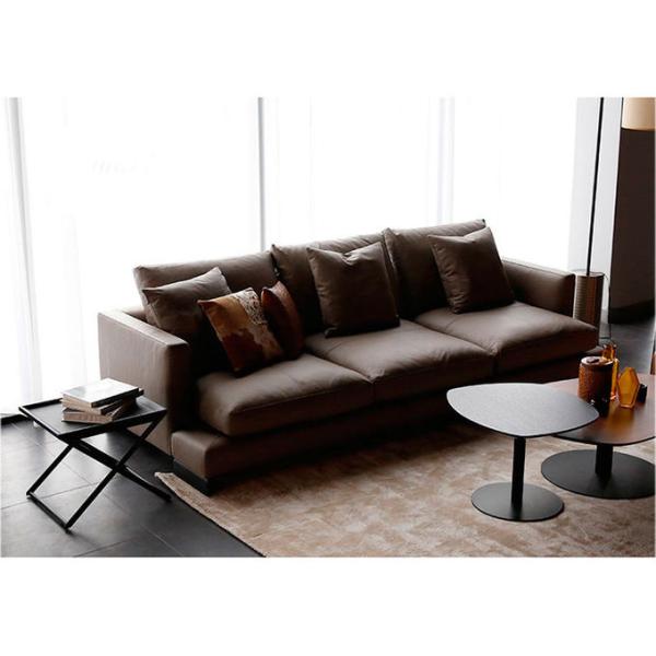 Italian Modern Living Room Leather Soft Sofa House Type L Princess Combination Head Layer