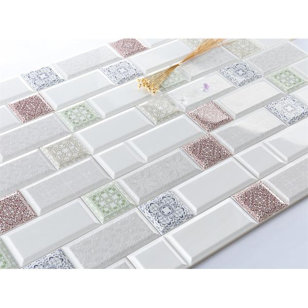 10x30cm White Vintage Porcelain Wall Tiles for Indoor Backsplash