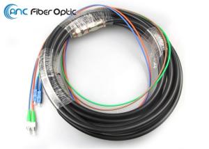 O SC exterior APC da trança 2F 4F 6F 12F da fibra ótica Waterproof o diâmetro de