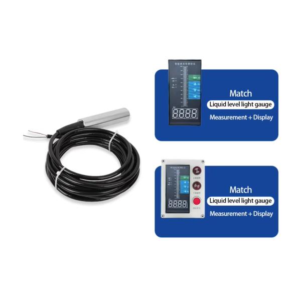 Submersible Hydrostatic Water Tank Level Sensor Transmitter Level Detection Tool RS485 4-20MA