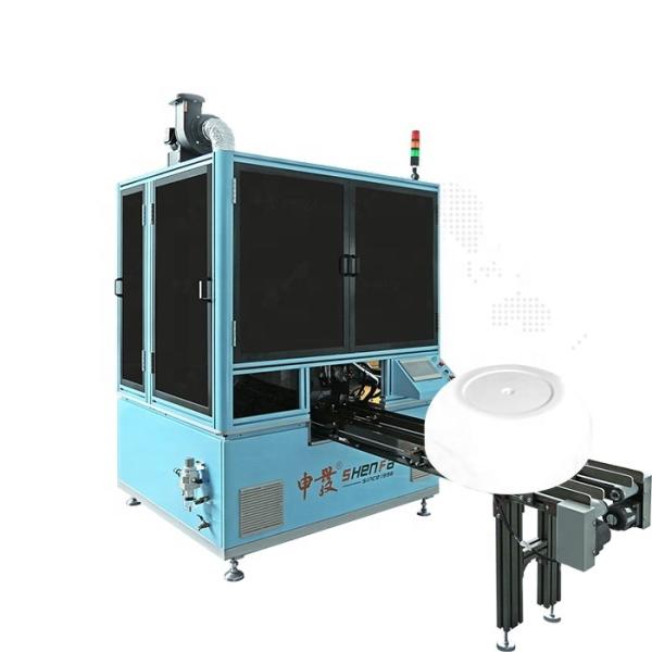 Machine d'impression automatique à écran pour pots et boîtes avec séchoir UV