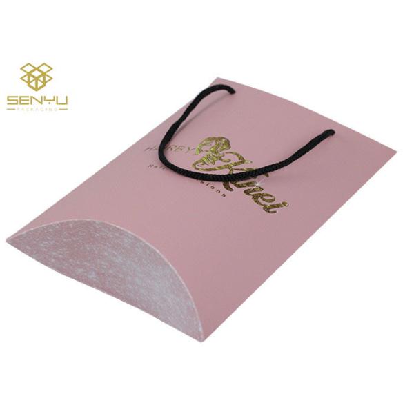 Art Paper Jewelry Box Packaging Hair Extension Pillow Packing Customized Printing