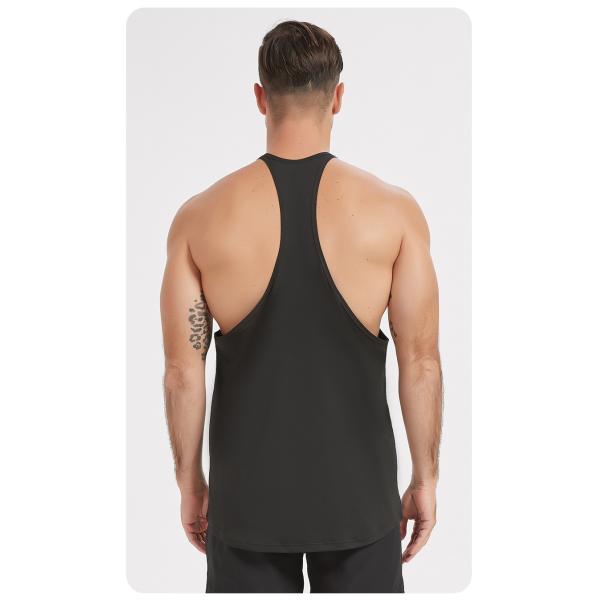 XMAMLON Custom Gym T-Shirt Vests for Men's Graphic Tshirt Sleeveless Tank Top Cotton