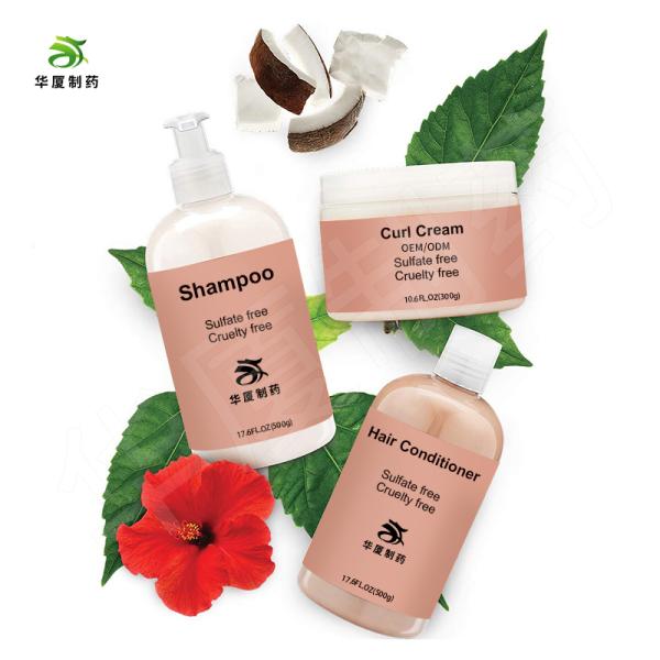 Natural Sulphate Free Argan Oil Shampoo Private Label Hair Care Set