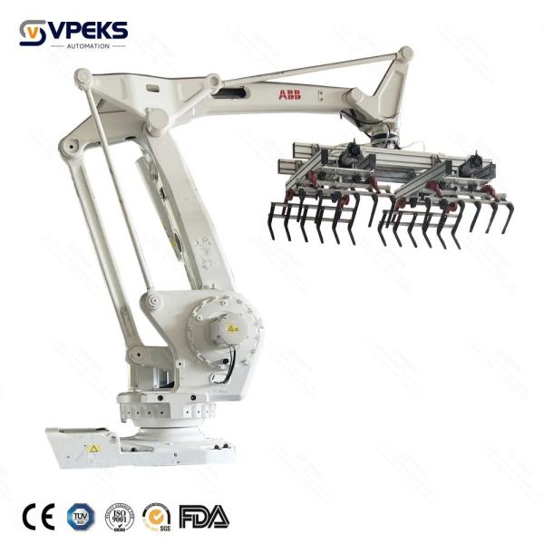 High Speed Robotic Palletizer Machine Automated Pallet Stacker