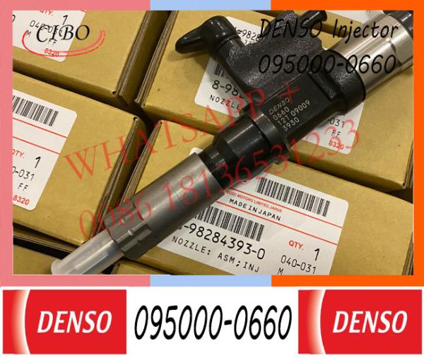 Fuel Injector DENSO ISUZU 4HK1 Engine Common Rail Injector 095000-0660 8982843930 8-98284393-0