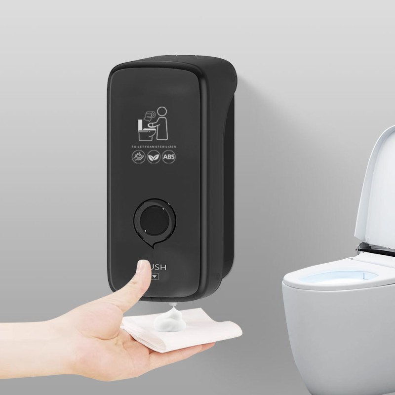 ABS Wall Mounted Toilet Cleaner Dispenser 1000ml Capacity With 1 Year Warranty