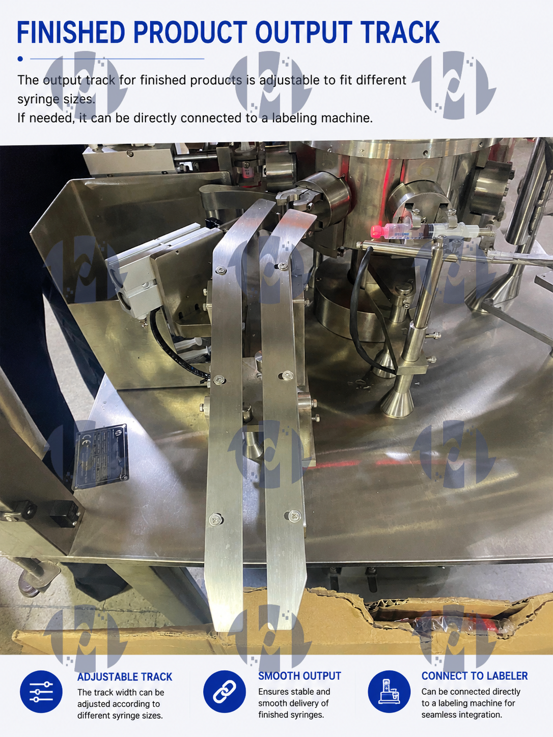 Fully Auto 380V Syringe Injector Filling Machine