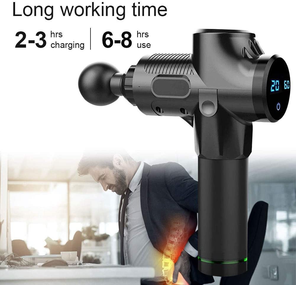30 Massager мышцы скоростей оружие массажа Handheld малошумное 45db портативное профессиональное
