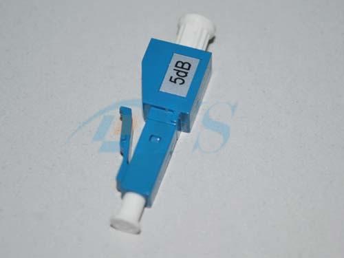 Singlemode LC 8dB Optical Attenuator Male to Female LC / UPC 1240nm - 1620nm