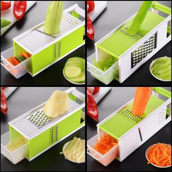Multifunctional Fruit Vegetable Tools Onions Potato Peeler Slicer Cutter Chopper Grater