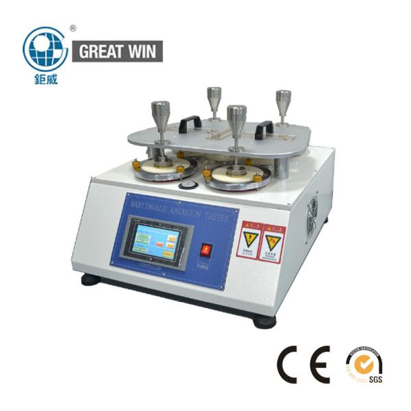 Fabric Abrasion Lab Testing Machine 4Pcs Sampling 570 * 640 *3 40MM