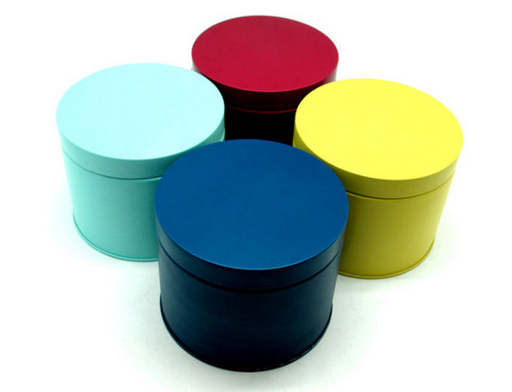 Fantasy Candy Tin Can Small Round Containers With Stackable Inner Lid
