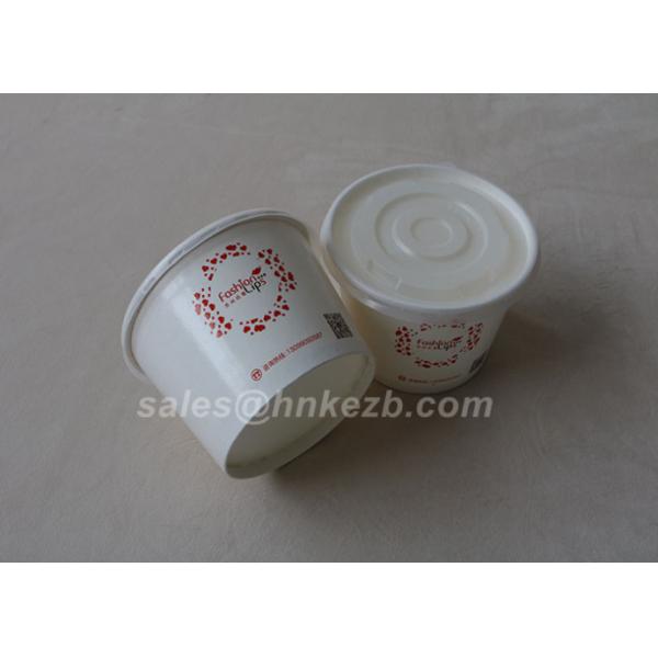 4 oz Custom Printed Disposable Paper Ice Cream Cup Biodegradable Safety