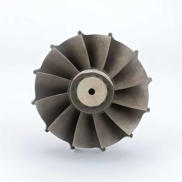 MS-TECH Turbo HX55 Turbine Wheel Shaft 3535983 Fit Turbos  Ind 86mm Exd 77mm Blades 12