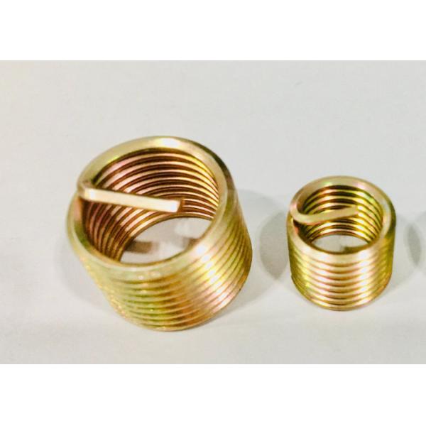 UNF 7/16'' 1/2'' 9/16'' Carbon steel Galvanized Wire Thread Insert Customized Zinc Plating