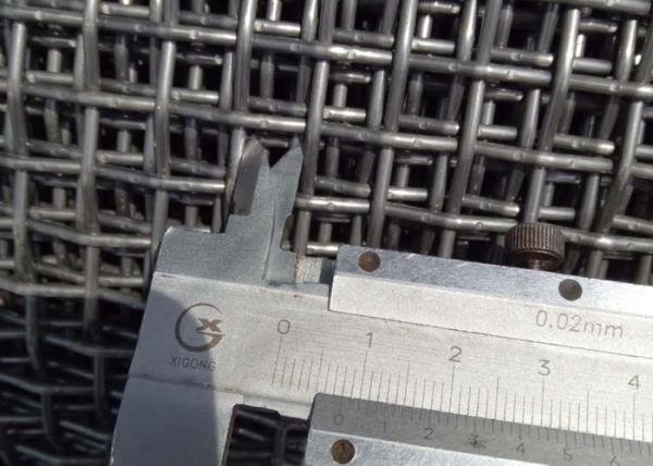Diameter 4.0mm woven  Stainless Steel Crimped Wire Mesh 1.22m Width