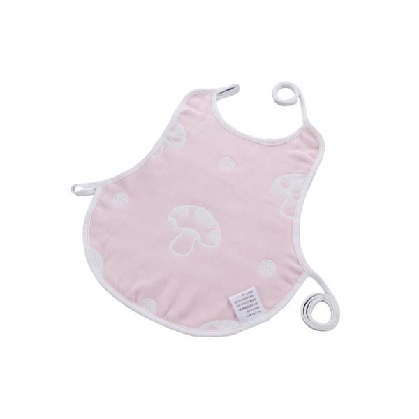 Dress Style Baby Apron Bib Toddler Feeding Bibs With Pocket And Adjustable Closure