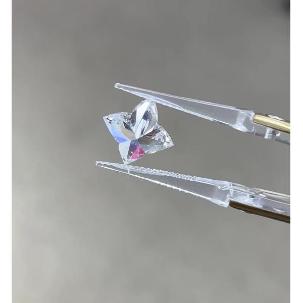 Лабораторные бриллианты CVD IGI Сертифицированные синтетические бриллианты Четырехлистный клевер Кольцо