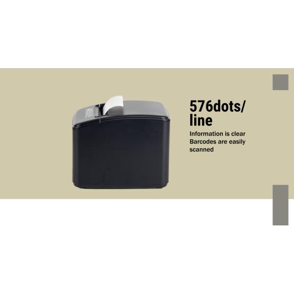 Скорость HDD-T80C Прямой тепловой квитанции принтер USB LAN POS Android интерфейс цветный стиль