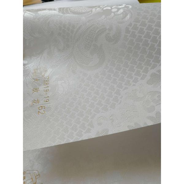 Decorative Floral PVC Lamination Film Plastic Sheet For Wall
