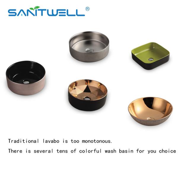 Над тазом мытья 545*445*170 встречной верхней части мм, белой керамической раковиной