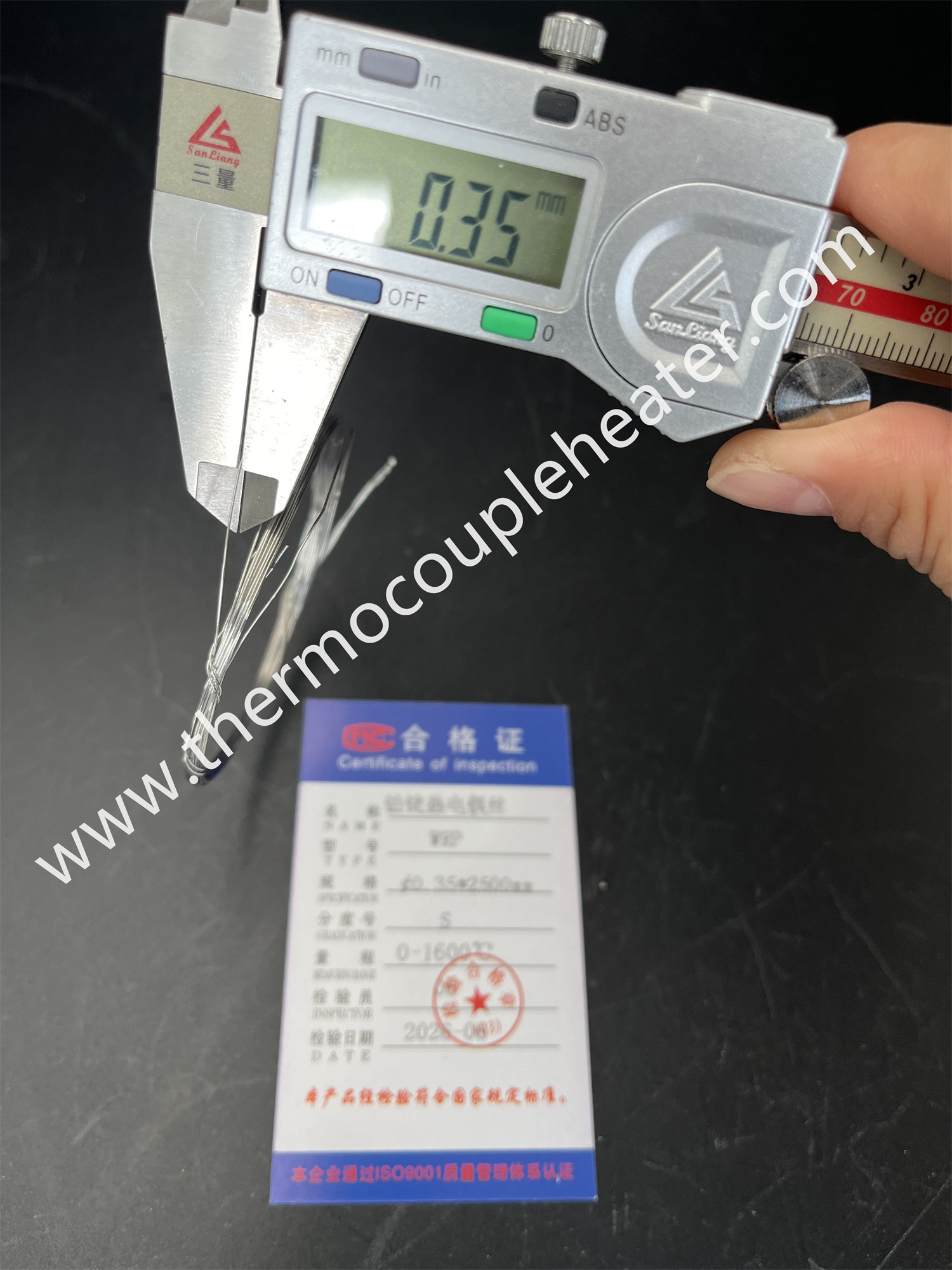 High quality platinum bare thermocouple wire type S, R with noble metal