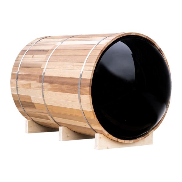 Base plástica reforçada de Cedar Sauna Wooden Steam Room fibra de vidro vermelha
