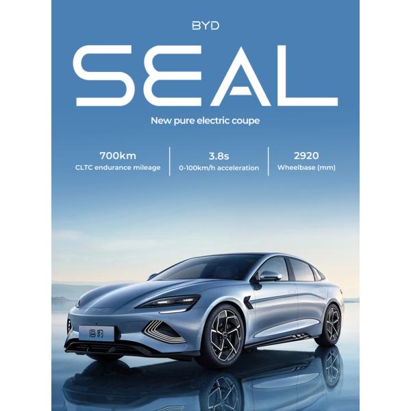 100% Elecric BYD Seal EV Sedan 4 Door 5 Seat MAX Range 550km