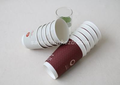 Double Wall Custom Coffee Paper Cups For Coffee Drinking Disposable