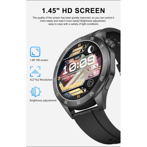 G54 Round Smartwatch 1.45