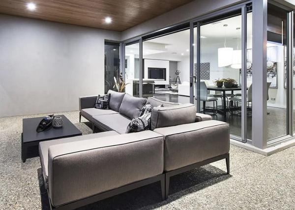 AS / US Acier léger Luxe maison préfabriquée kits Luxe 4 chambres